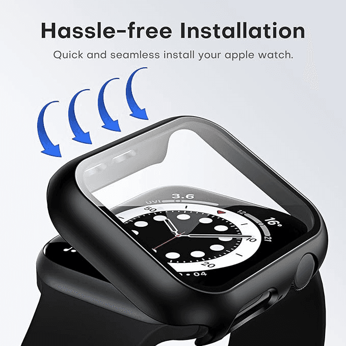 ETUI + SZKŁO CASE DO APPLE WATCH 4/5/6/SE 44MM