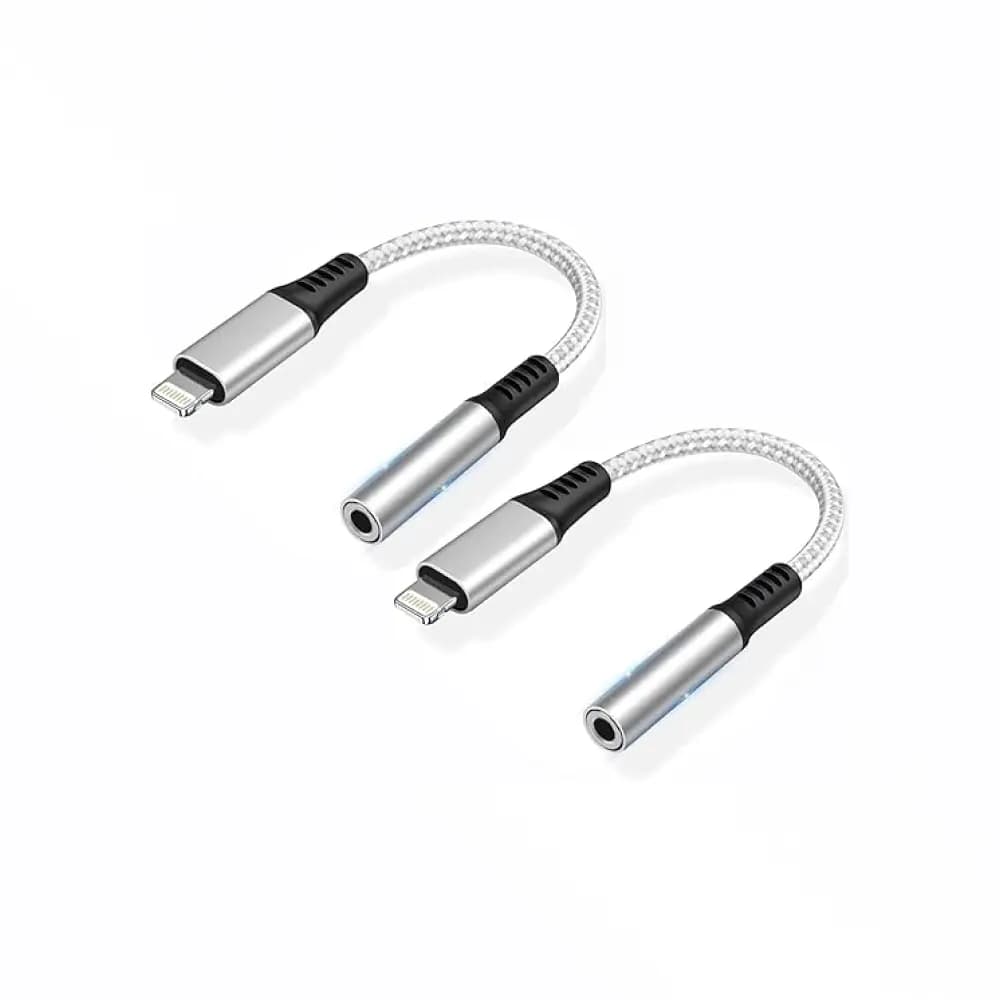 Kabel przejściowy na gniazdo audio 3,5 mm do iPhone'a, 14,5 cm