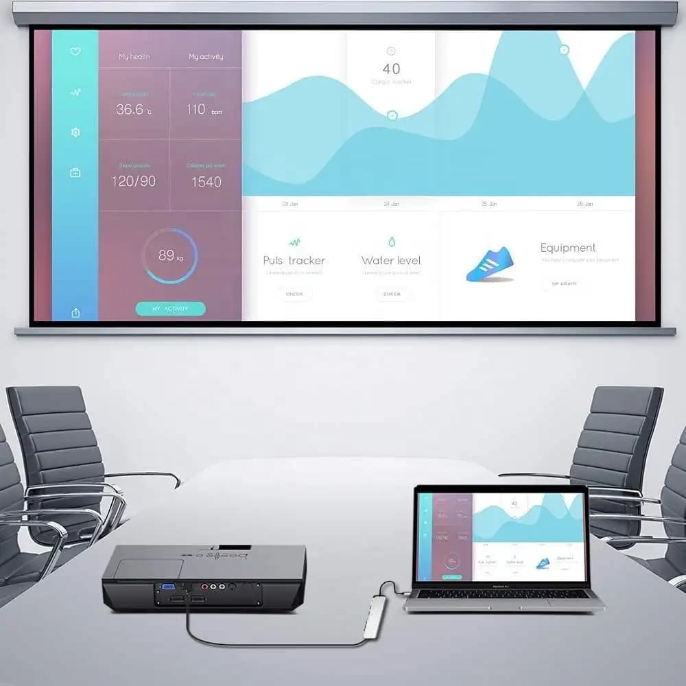 Stacja dokująca USB-C 7-w-1 USB-C HDMI 4K SD Macbook Pro / Air