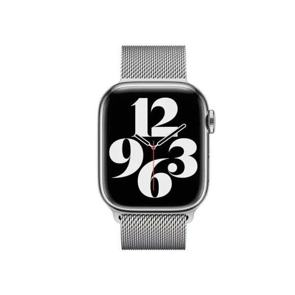 Pasek do Apple Watch 38, 40, 41mm (22mm) Metalowy - srebrny