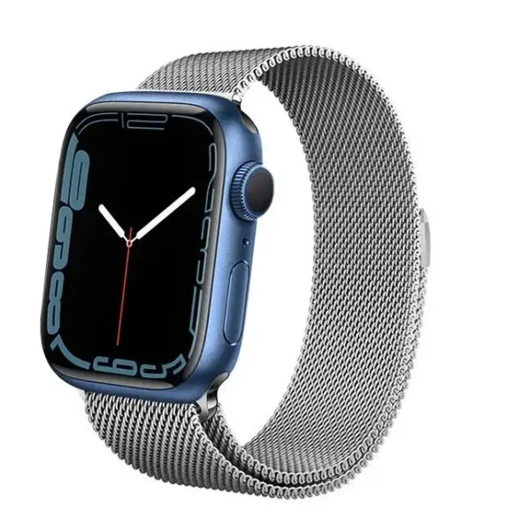 Pasek do Apple Watch 38, 40, 41mm (22mm) Metalowy - srebrny